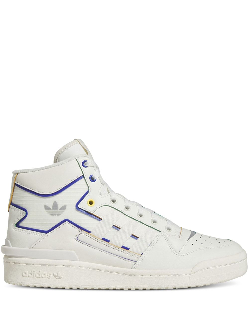 adidas Forum Exhibit Mid "Blue" sneakers - White von adidas