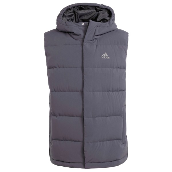 adidas - Helionic Hooded Down Vest - Daunengilet Gr 4XL;L;M;S;XL;XXL blau/grau von adidas