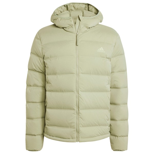 adidas - Helionic Stretch Hooded Down Jacket - Daunenjacke Gr L beige von adidas