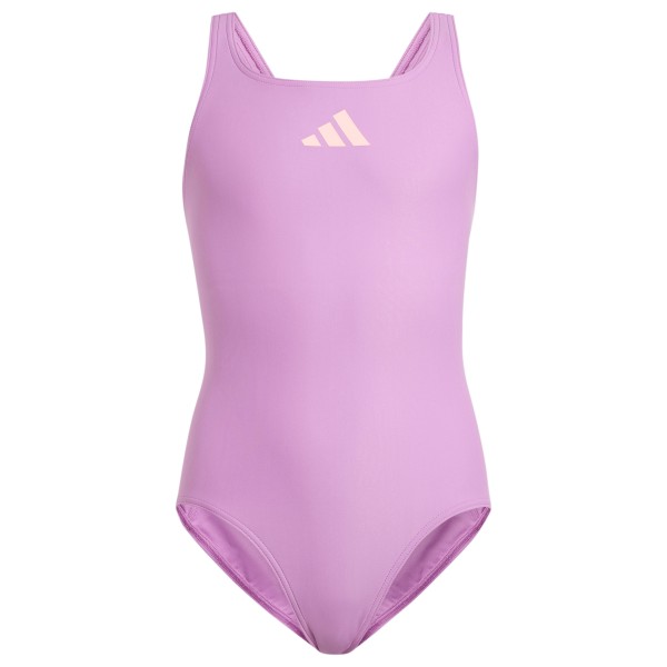 adidas - Kid's 3 Bars Sol ST Y - Badeanzug Gr 140 rosa von adidas