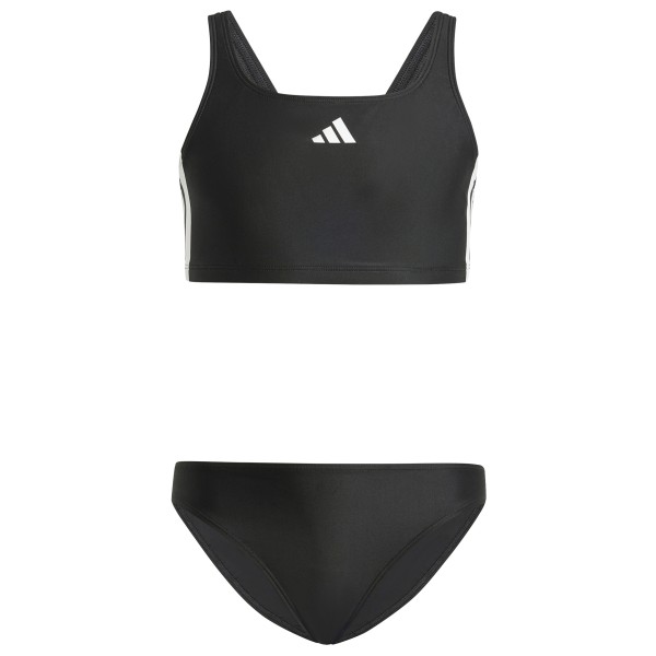 adidas - Kid's 3 Stripes Bold Bikini - Bikini Gr 116 schwarz von adidas