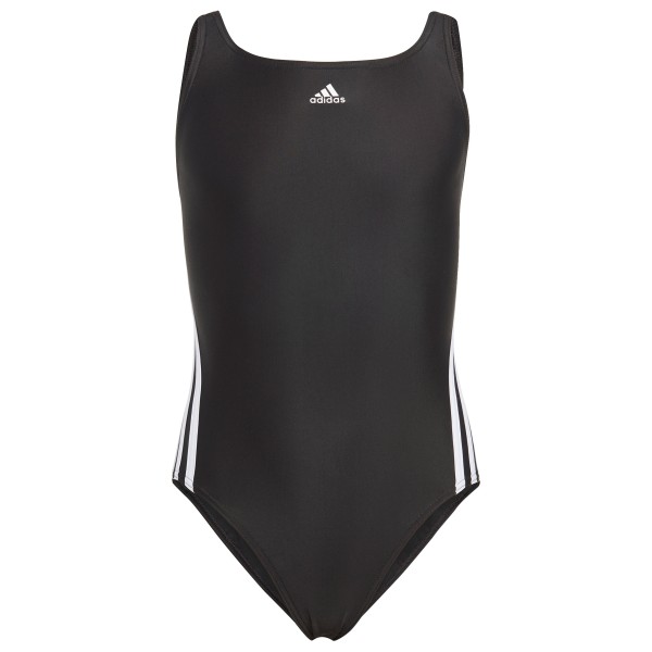 adidas - Kid's 3-Stripes Swimsuit - Badeanzug Gr 116 schwarz von adidas