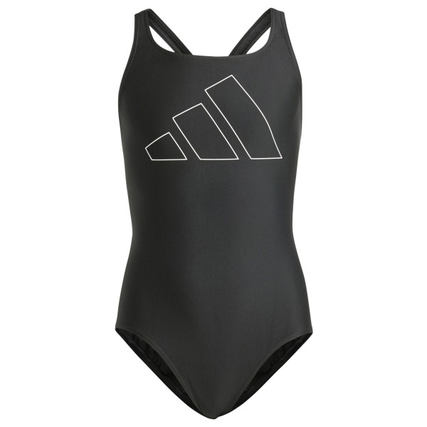 adidas - Kid's Big Bars Suit - Badeanzug Gr 170 schwarz/grau von adidas