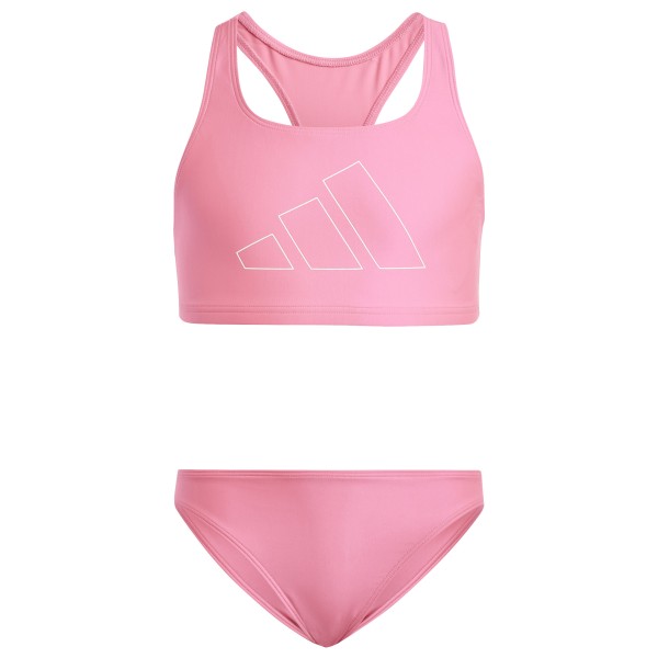 adidas - Kid's Bold Bars Bikini - Bikini Gr 152 rosa von adidas