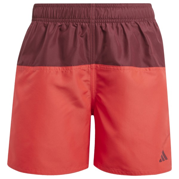 adidas - Kid's Colorbblock Shorts - Boardshorts Gr 128 rot von adidas