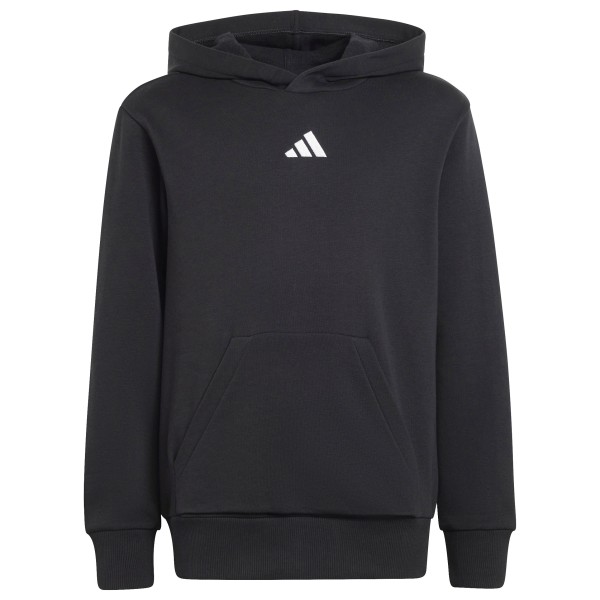 adidas - Kid's Small Logo Fleece Hoodie 225 - Hoodie Gr 128;140;152;164;176 blau;schwarz/grau;weiß von adidas