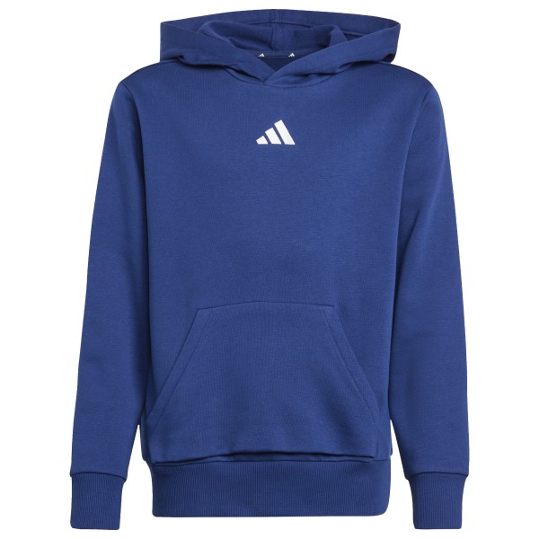 adidas - Kid's Small Logo Fleece Hoodie 225 - Hoodie Gr 140 blau von adidas