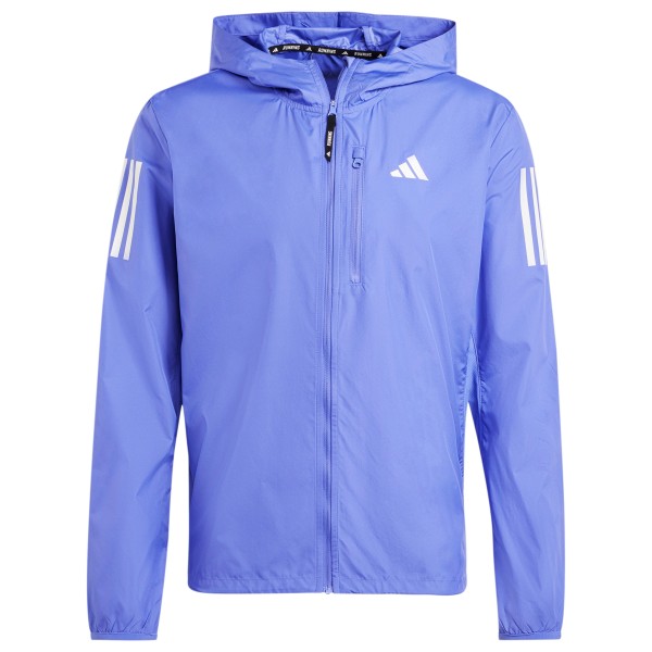 adidas - Own The Run Jacket - Laufjacke Gr L;M;S;XL;XXL grau;lila;weiß von adidas