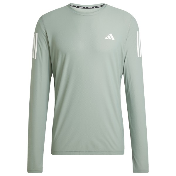 adidas - Own the Run L/S - Laufshirt Gr L grau von adidas