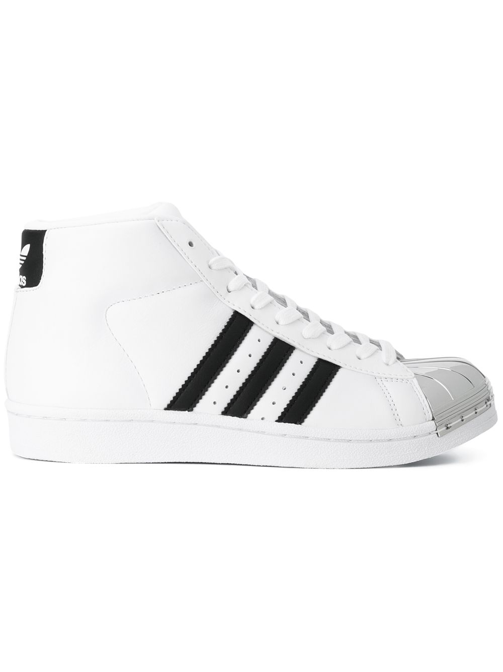 adidas Promodel toe cap sneakers - White von adidas