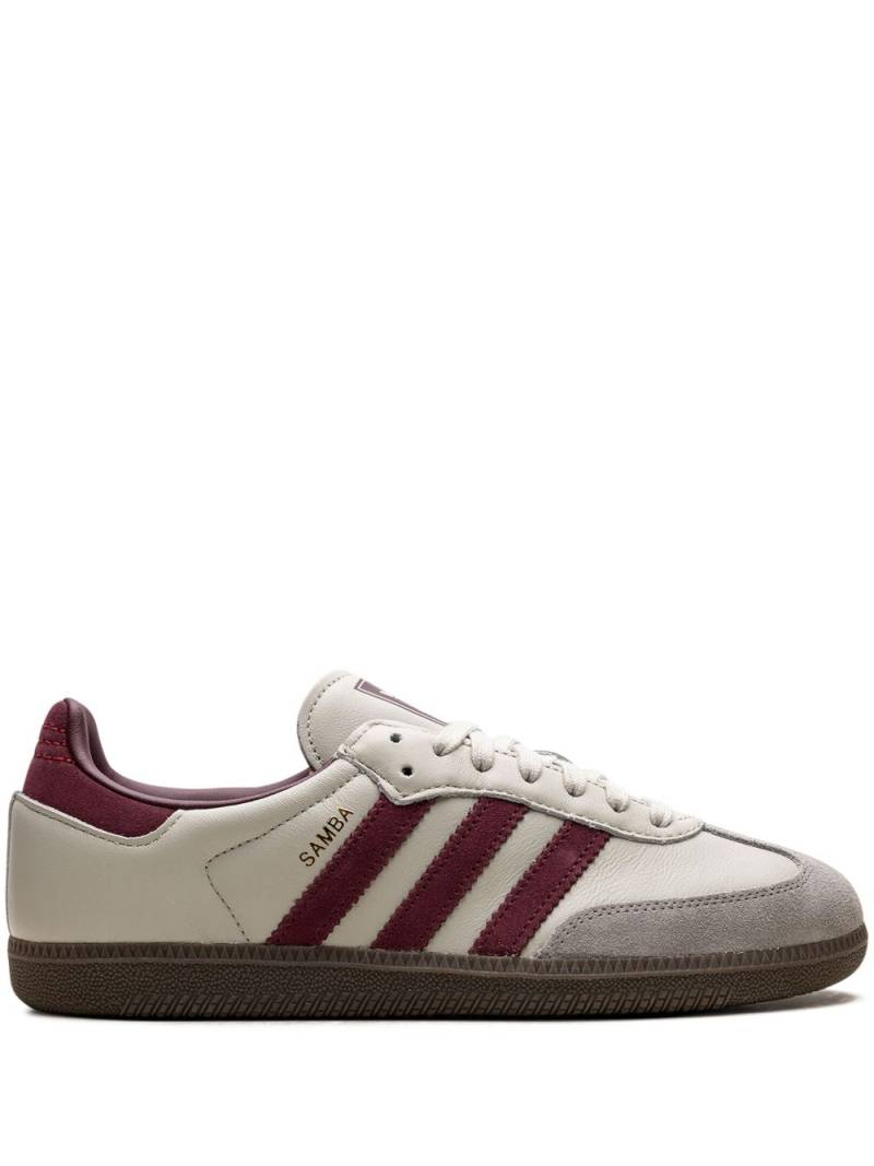 adidas Samba OG "Putty Grey Maroon" sneakers von adidas