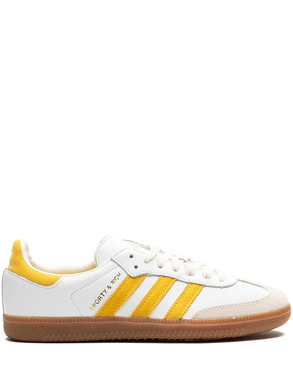 adidas Samba OG "SPORTY & RICH - White Bold Gold" sneakers von adidas