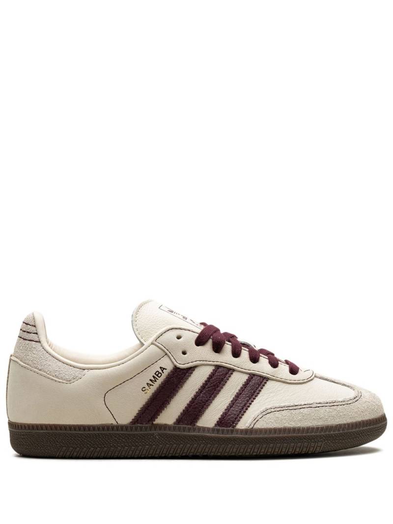 adidas Samba OG "Wonder White/Maroon" sneakers - Neutrals von adidas