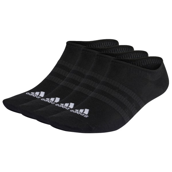 adidas - Thin&Light Sportswear No Show Socks 3-Pack - Multifunktionssocken Gr L schwarz von adidas