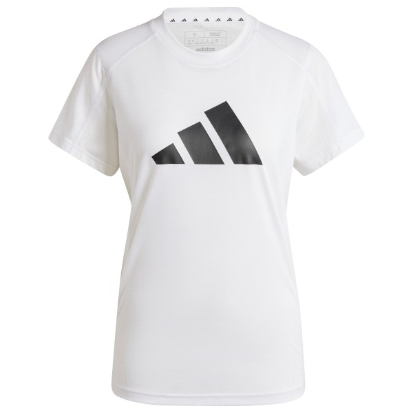 adidas - Training Essentials Big Performance Logo T-Shirt - Funktionsshirt Gr L;M;S;XS grau;weiß von adidas