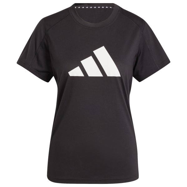 adidas - Training Essentials Big Performance Logo T-Shirt - Funktionsshirt Gr L grau von adidas