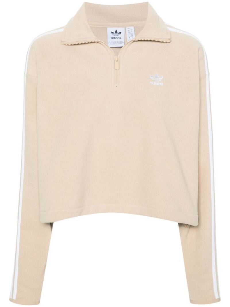 adidas Trefoil-logo sweatshirt - Neutrals von adidas