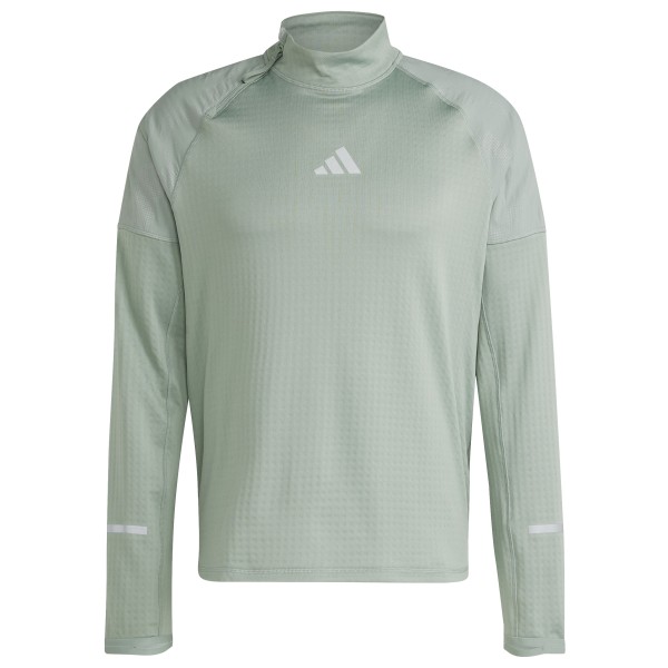 adidas - Ultimate Hi-Vis 1/2 - Laufshirt Gr S grau von adidas