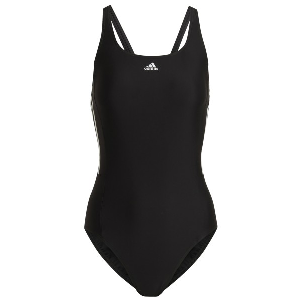 adidas - Women's 3-Stripes Mid Swimsuit - Badeanzug Gr 40 schwarz von adidas