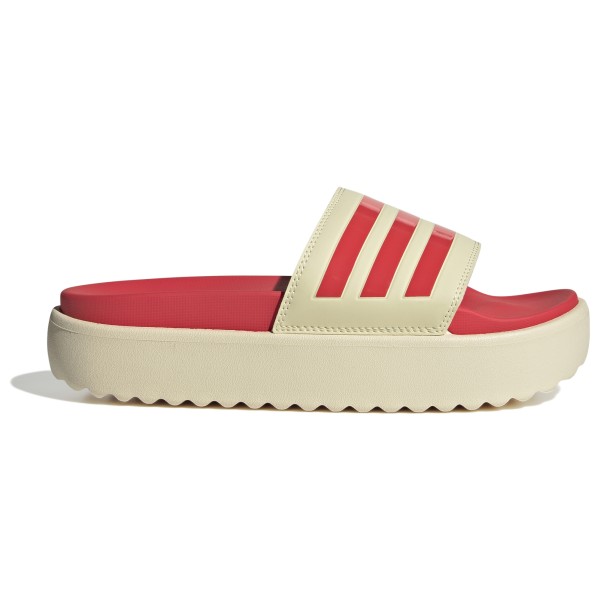 adidas - Women's Adilette Platform - Sandalen Gr 6 beige von adidas