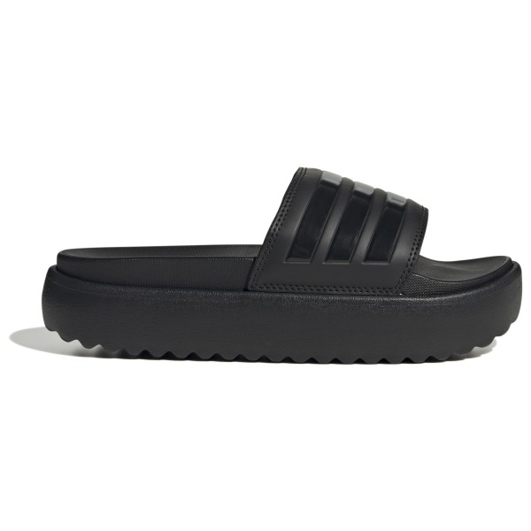 adidas - Women's Adilette Platform Slides - Sandalen Gr 9 schwarz von adidas