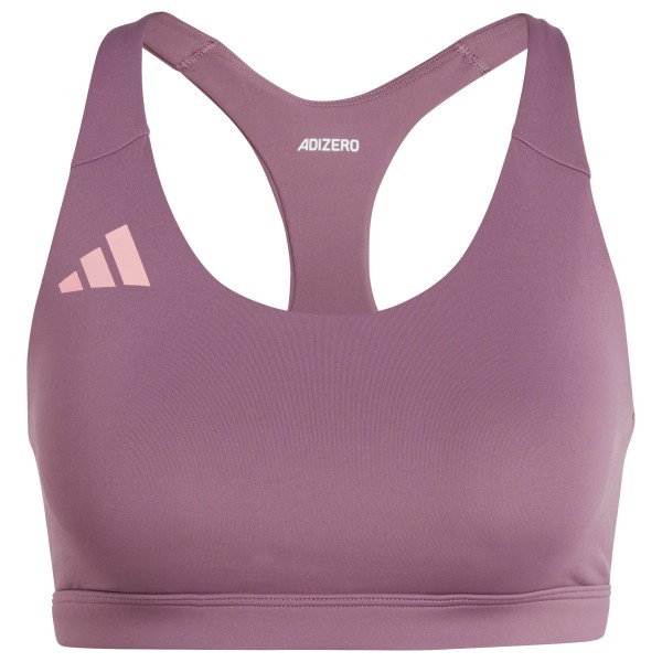 adidas - Women's Adizero Essentials Run Medium Support Bra - Sport-BH Gr XS - Cup: A-B rosa/lila von adidas