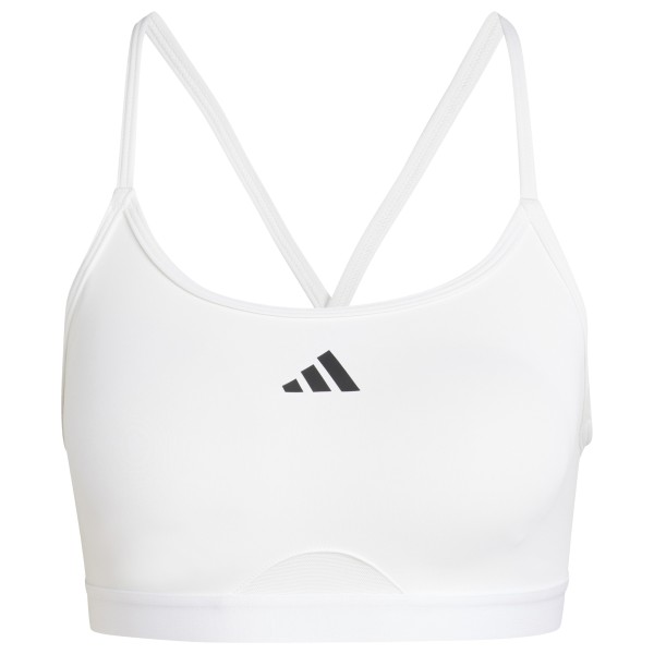 adidas - Women's Aeroimpact Light Support Bra - Sport-BH Gr L weiß von adidas