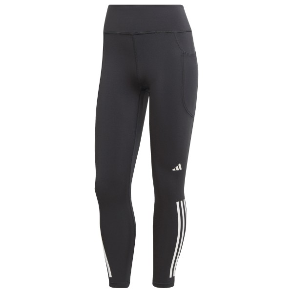 adidas - Women's Dailyrun 3-Stripes 7/8 - Lauftights Gr L;M;S;XL;XS grau;rosa von adidas