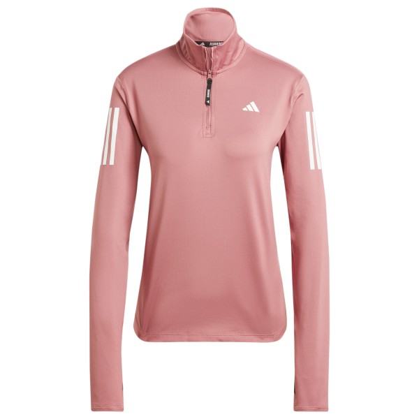 adidas - Women's Own the Run Half-Zip - Laufshirt Gr L;S;XL;XS grau/schwarz von adidas