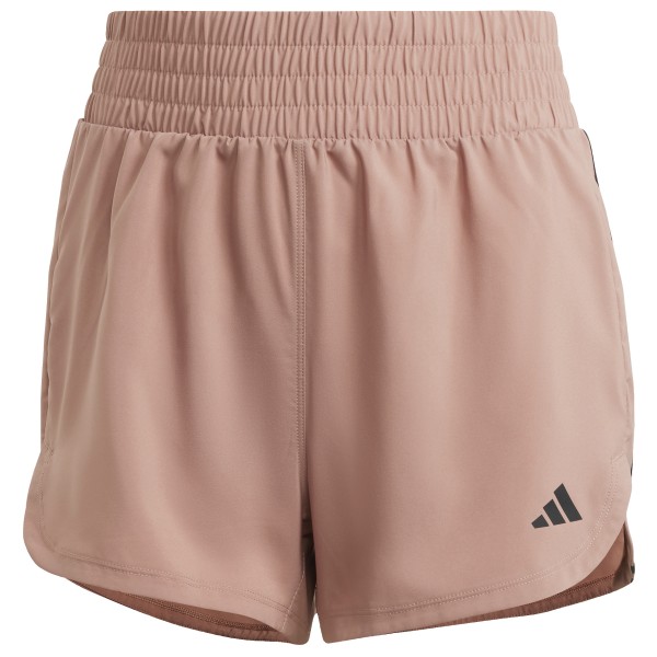 adidas - Women's Pacer Woven High - Shorts Gr L - Length: 5'';M - Length: 5'';S - Length: 5'';XL - Length: 5'';XS - Length: 5'' beige;braun;grau/schwarz von adidas