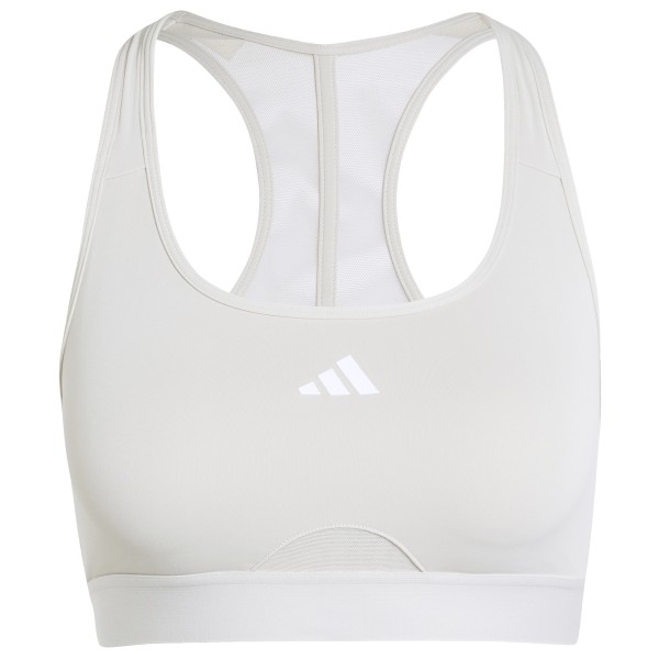 adidas - Women's Powerreact Bra - Sport-BH Gr M weiß von adidas