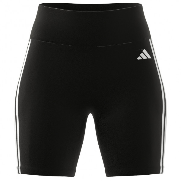 adidas - Women's TE 3 Stripes Short Tight - Lauftights Gr L schwarz von adidas