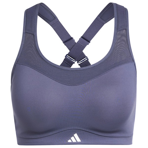 adidas - Women's TLRD Impact Training High Support Bra - Sport-BH Gr L - Cup: A-B blau von adidas