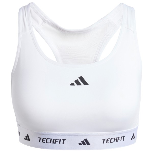 adidas - Women's Techfit Medium Support Bra - Sport-BH Gr L - Cup: A-B;L - Cup: C-D;L - Cup: E-G;M - Cup: A-B;S - Cup: A-B;S - Cup: C-D;XL - Cup: A-B;XS - Cup: A-B schwarz;weiß von adidas