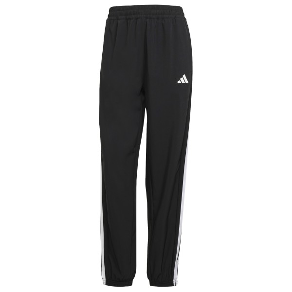 adidas - Women's Train Essentials 3 Stripes Woven Pants - Trainingshose Gr XL - Regular schwarz von adidas