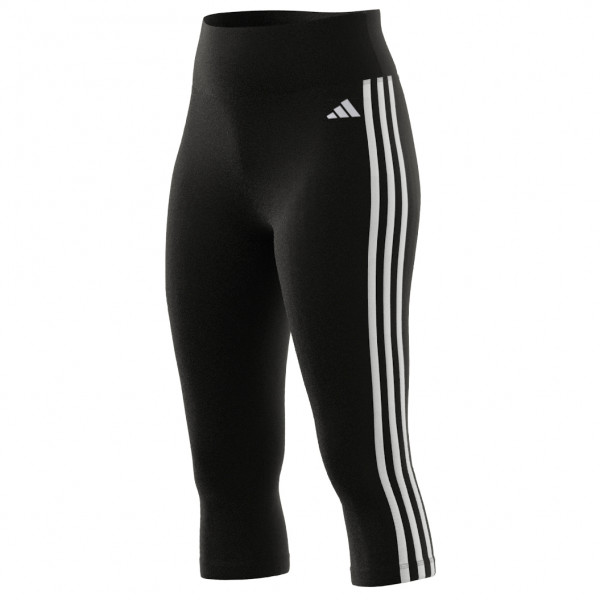 adidas - Women's Training Essentials 3-Stripes 3/4 Tights - Leggings Gr L;M;S;XL;XS;XXL grau;schwarz von adidas