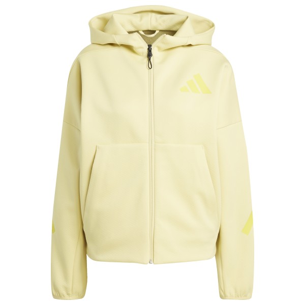 adidas - Women's Z.N.E. Full Zip - Hoodie Gr L;M;S;XL;XS gelb;grau;rosa adidas - Women's Z.N.E. Full Zip - Hoodie Gr L;M;S;XL;XS gelb;grau;rosa von adidas