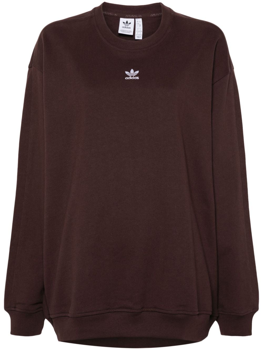 adidas french-terry sweater - Brown von adidas