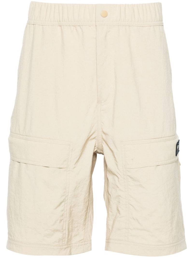 adidas logo-patch elasticated-waist shorts - Neutrals von adidas