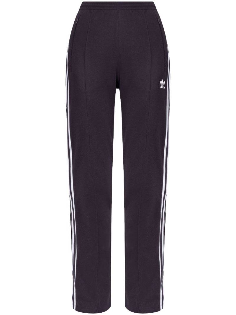 adidas logo-print track pants - Purple von adidas