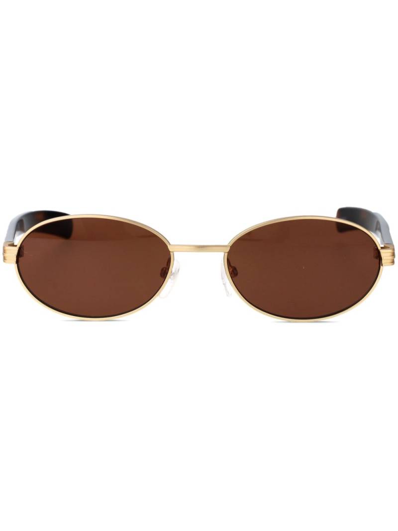 adidas oval-frame sunglasses - Gold von adidas