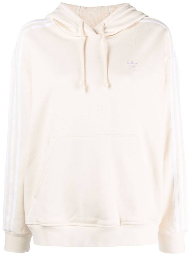 adidas plain cotton hoodie - Neutrals von adidas