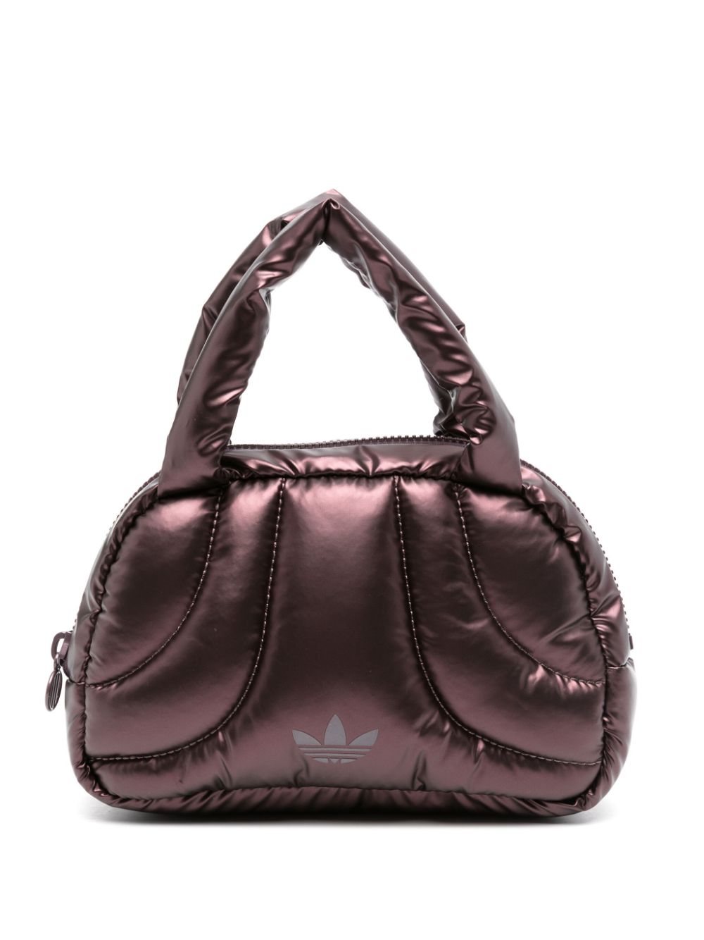 adidas trefoil-logo padded tote bag - Purple von adidas