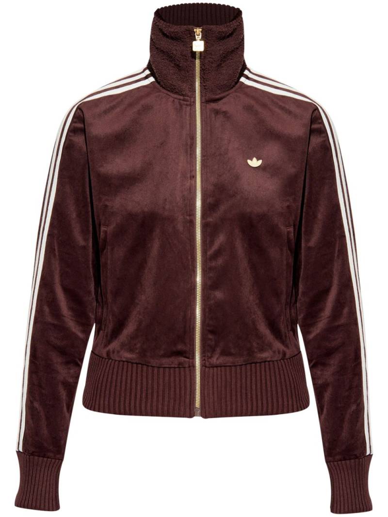 adidas velvet track jacket - Brown von adidas