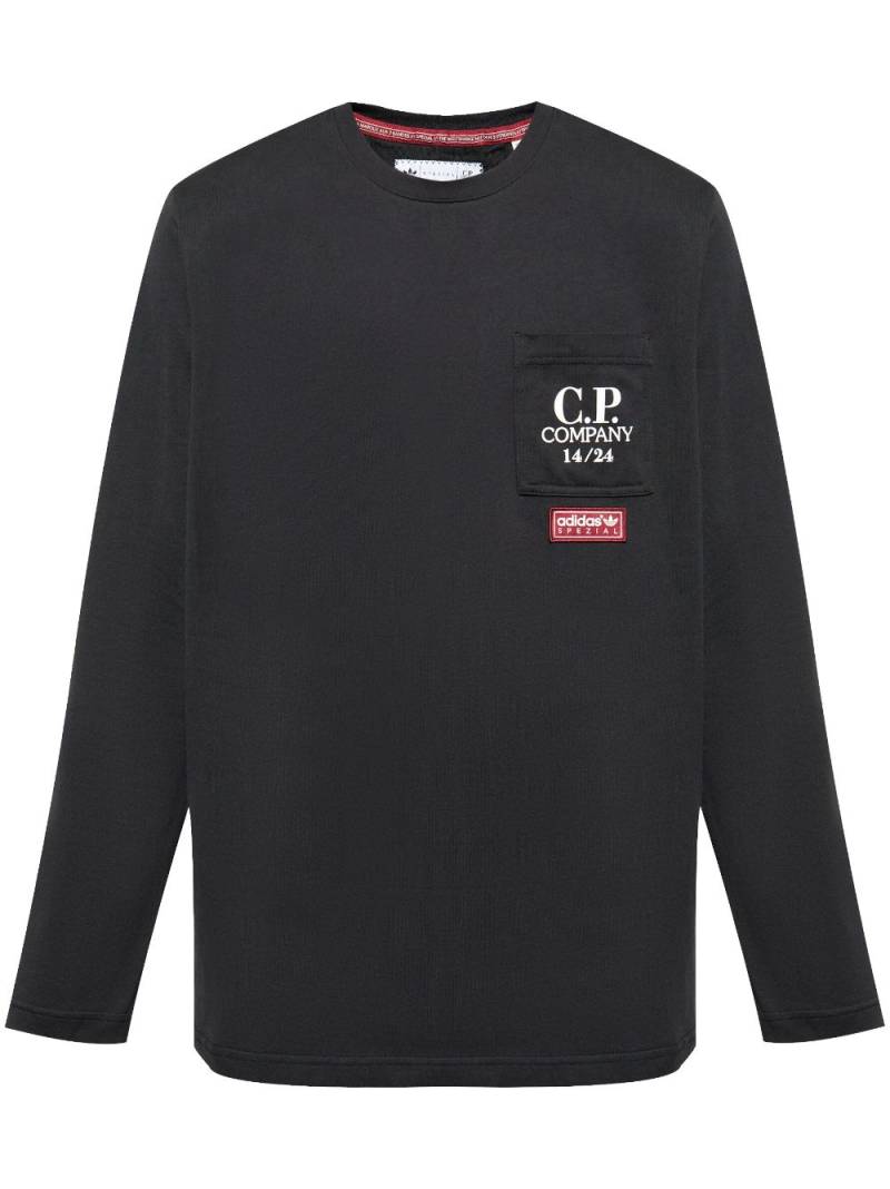 adidas x C.P. Company SPZL long-sleeve T-shirt - Black von adidas