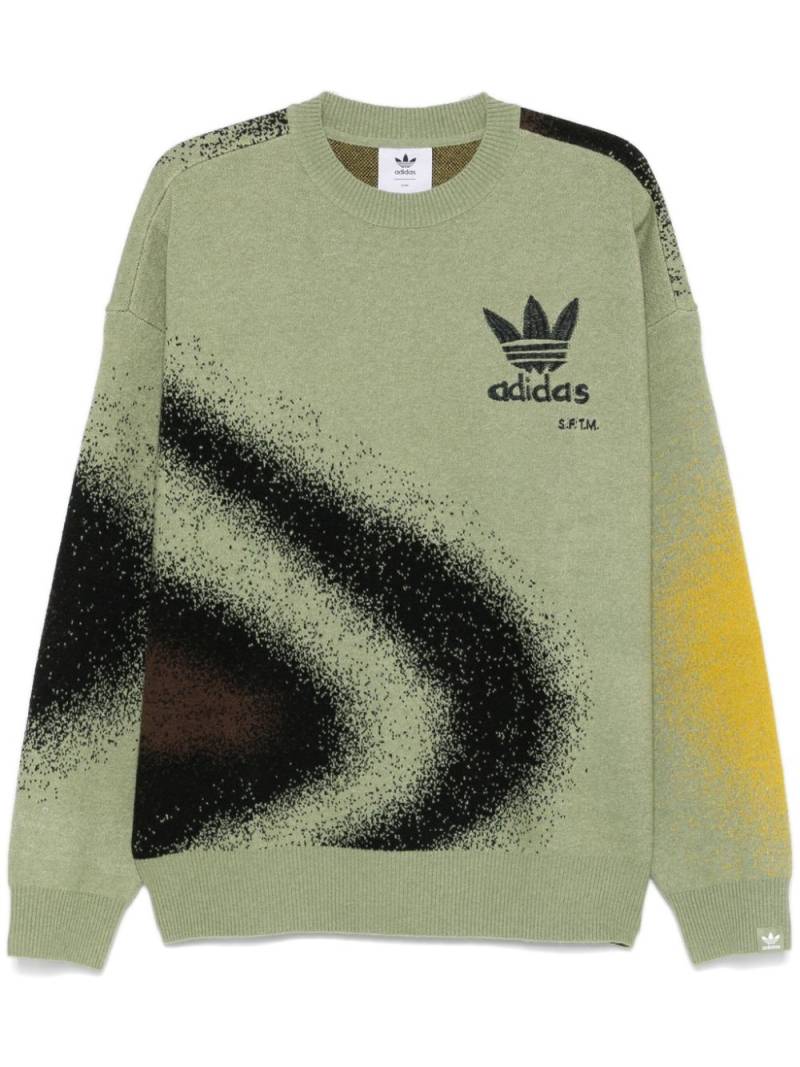 adidas x Song For the Mute logo-embroidered sweater - Green von adidas