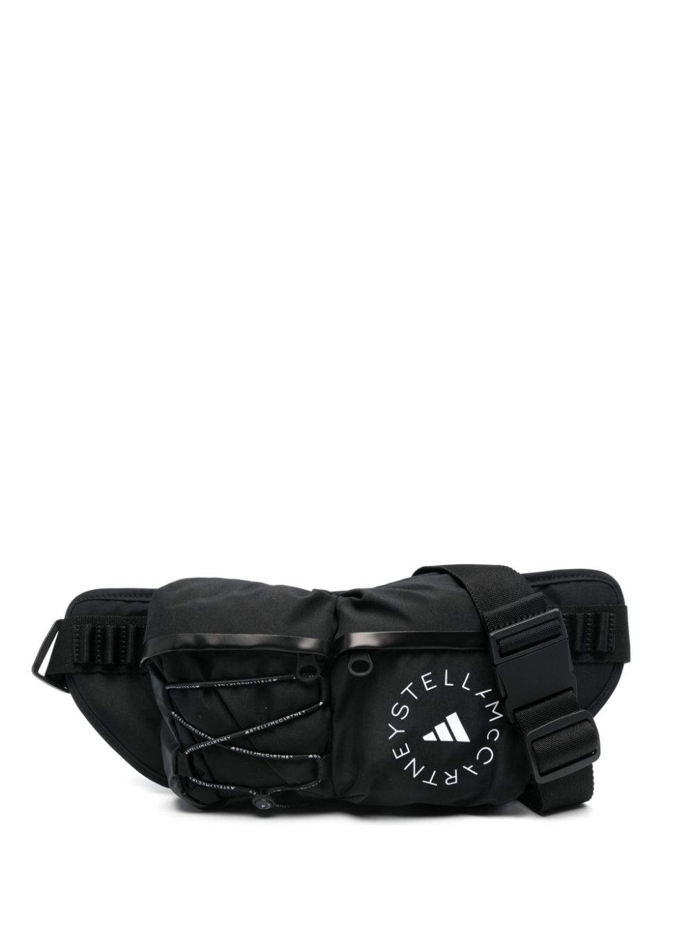 adidas by Stella McCartney x Stella McCartney logo-print belt bag - Black von adidas by Stella McCartney