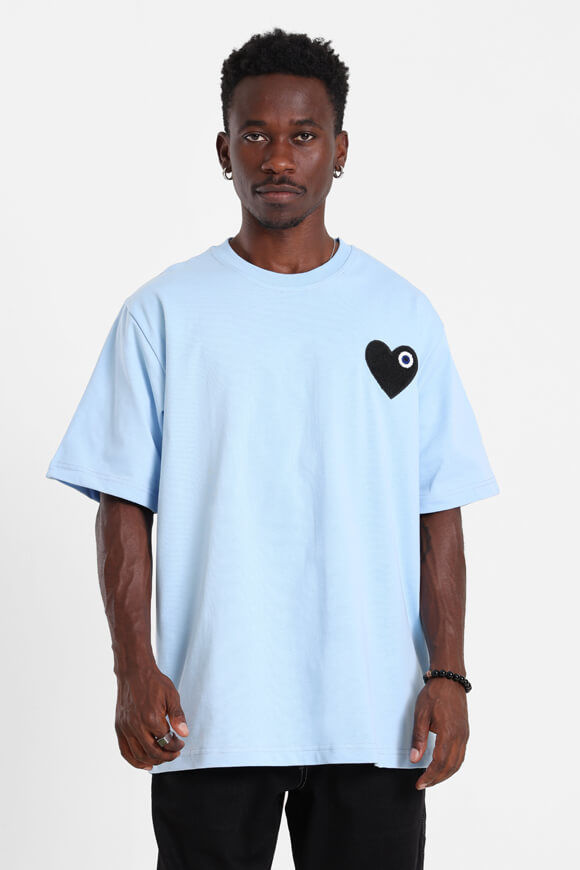 adj Heart T-Shirt | Light Blue | Herren  | L von adj