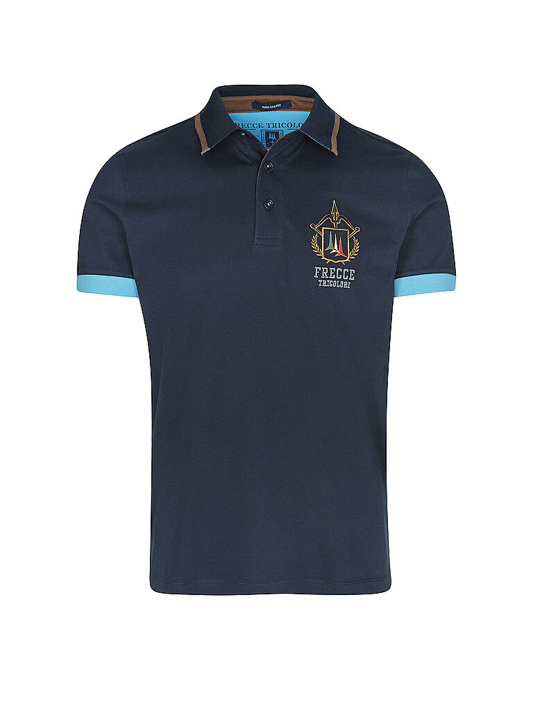 AERONAUTICA MILITARE Poloshirt dunkelblau | M von aeronautica militare