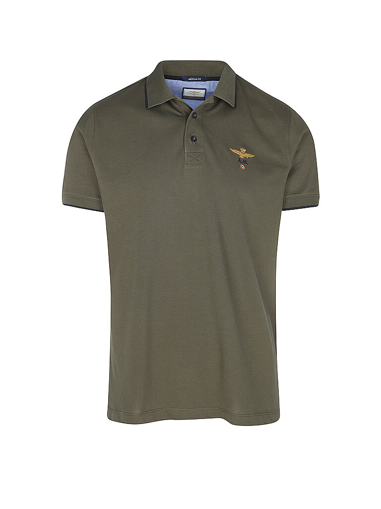 AERONAUTICA MILITARE Poloshirt olive | L von aeronautica militare